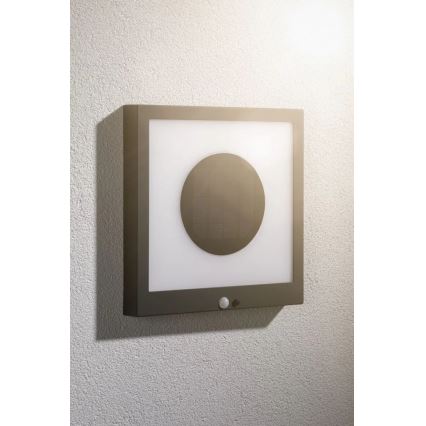 Paulmann 94263 - LED/1,2W IP44 Solární nástěnné svítidlo se senzorem TAIJA 3,7V 1800 mAh