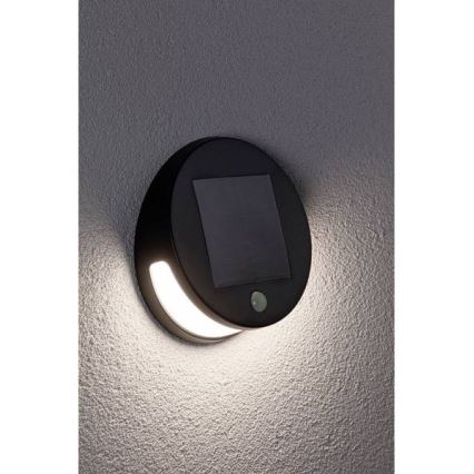 Paulmann 94265 - LED/3W IP44 Venkovní solární svítidlo se senzorem HELENA 3,7V 1800 mAh
