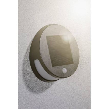 Paulmann 94265 - LED/3W IP44 Venkovní solární svítidlo se senzorem HELENA 3,7V 1800 mAh
