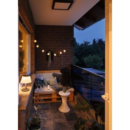 Paulmann 94267 - LED/1,3W IP44 Venkovní stmívatelná lampa CUPULINO 5V 2000 mAh