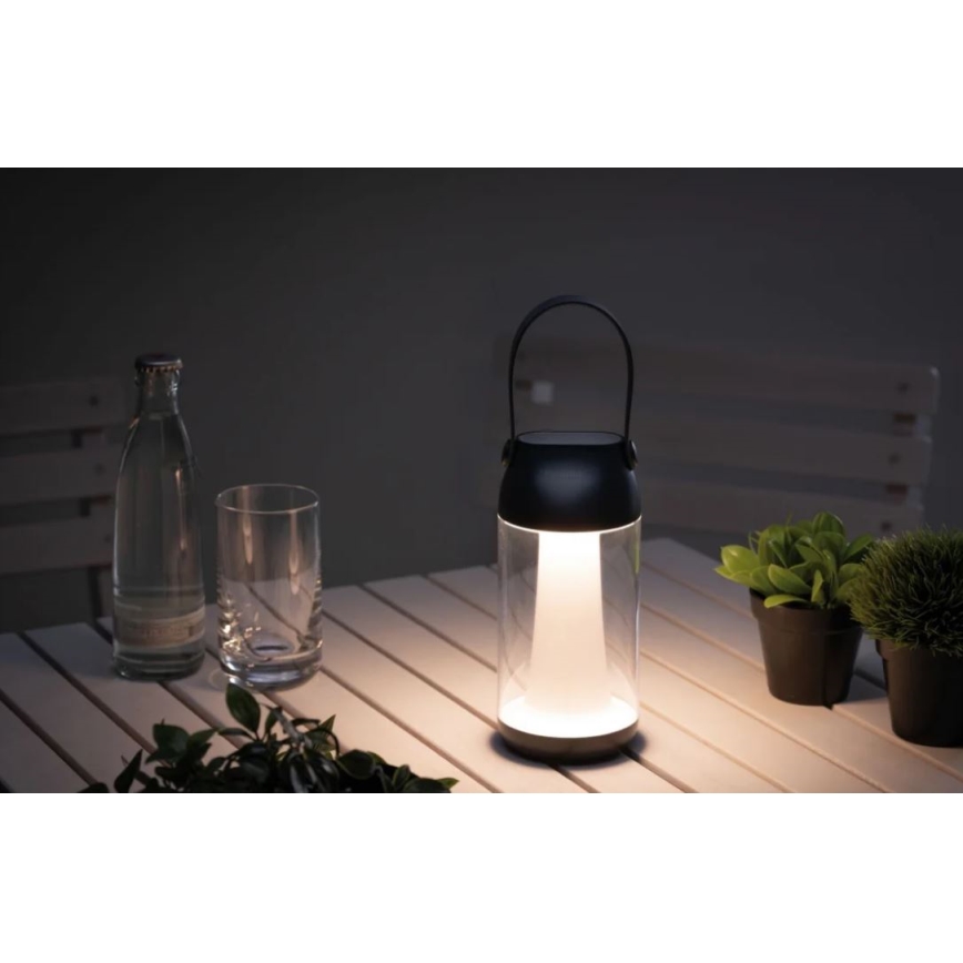 Paulmann 94267 - LED/1,3W IP44 Venkovní stmívatelná lampa CUPULINO 5V 2000 mAh