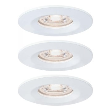 Paulmann 94299 - SADA 3xLED/4W IP44 Koupelnové podhledové svítidlo NOVA 230V