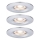 Paulmann 94303 - SADA 3xLED/4W IP44 Koupelnové podhledové svítidlo COIN 230V