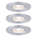 Paulmann 94305 - SADA 3xLED/4W IP44 Koupelnové podhledové svítidlo NOVA 230V