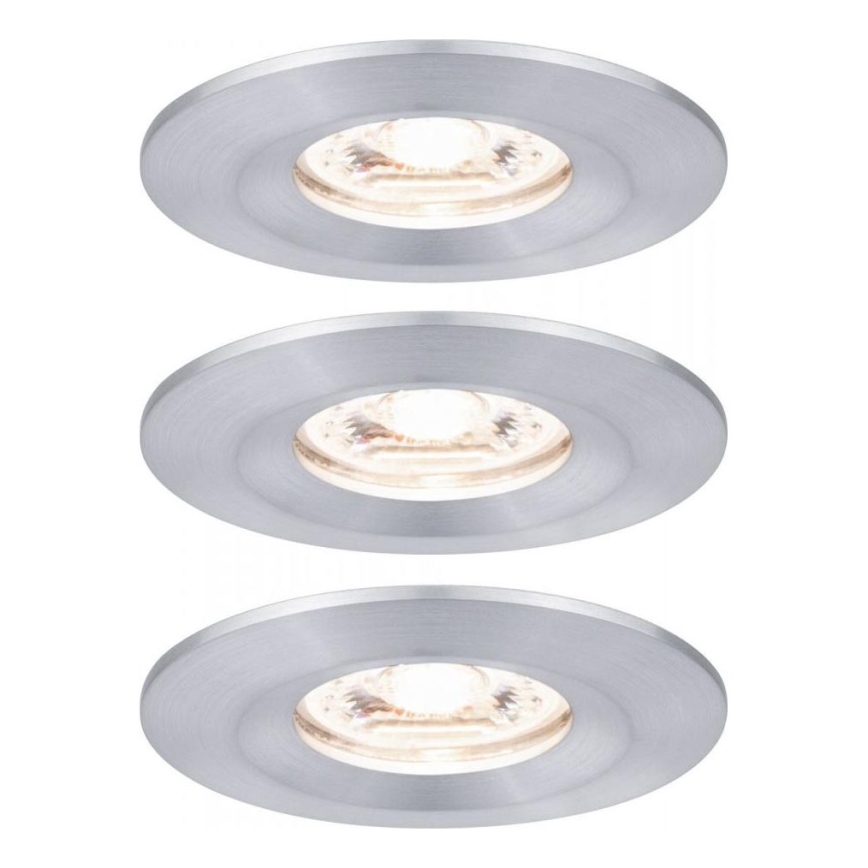 Paulmann 94305 - SADA 3xLED/4W IP44 Koupelnové podhledové svítidlo NOVA 230V