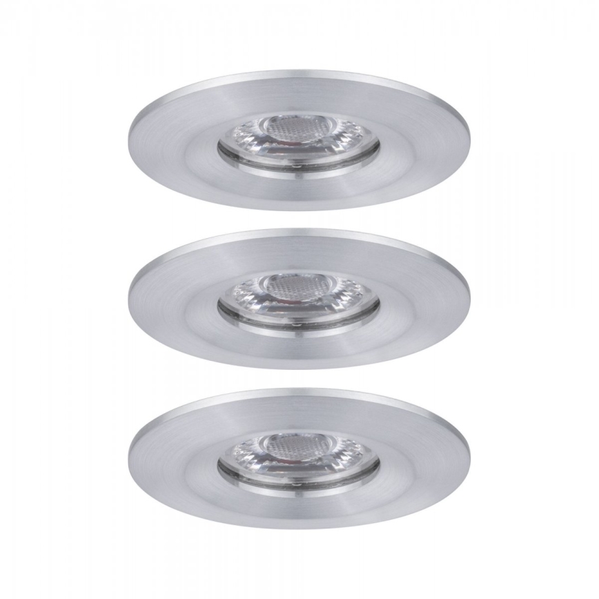 Paulmann 94305 - SADA 3xLED/4W IP44 Koupelnové podhledové svítidlo NOVA 230V