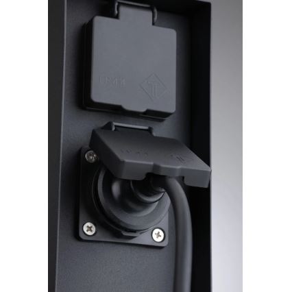 Paulmann 94313 - Venkovní zásuvkový sloupek RIO 4Z SCHUKO 230V IP44