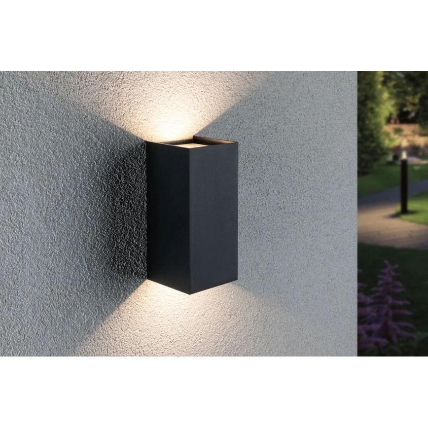 Paulmann 94325 - 2xLED/6,5W IP44 Venkovní nástěnné svítidlo FLAME 230V