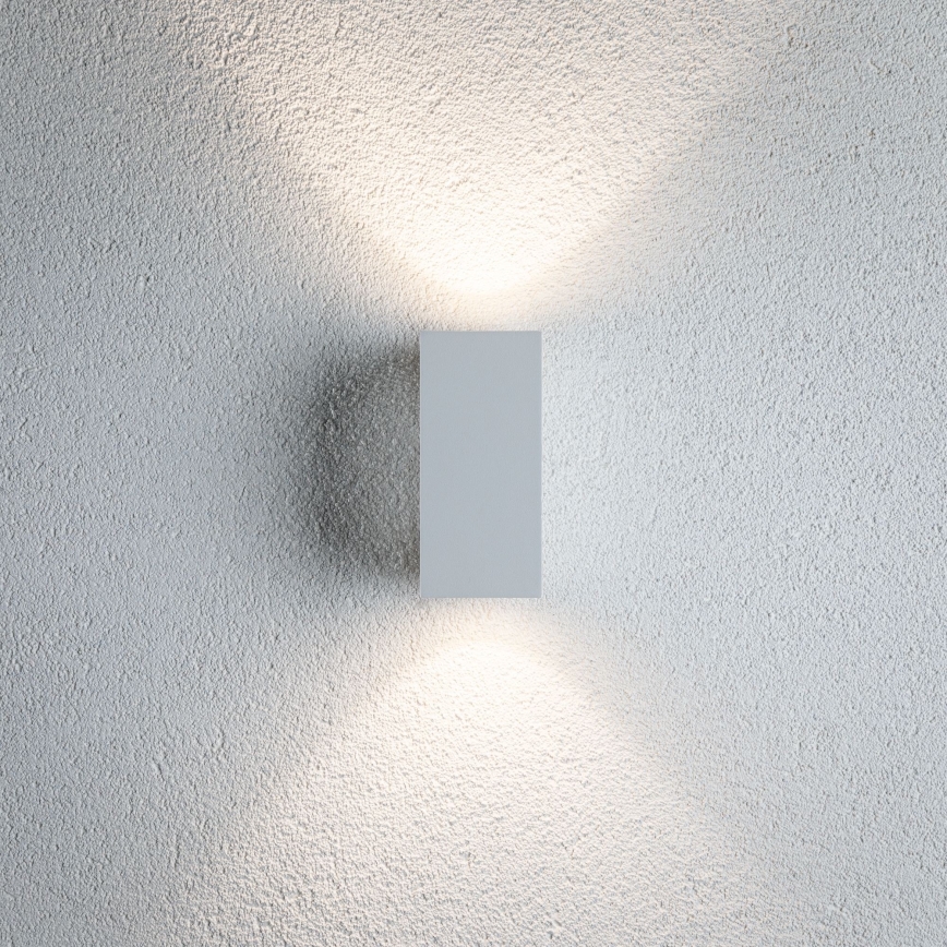 Paulmann 94330 - 2xLED/2,8W IP44 Venkovní nástěnné svítidlo FLAME 230V bílá