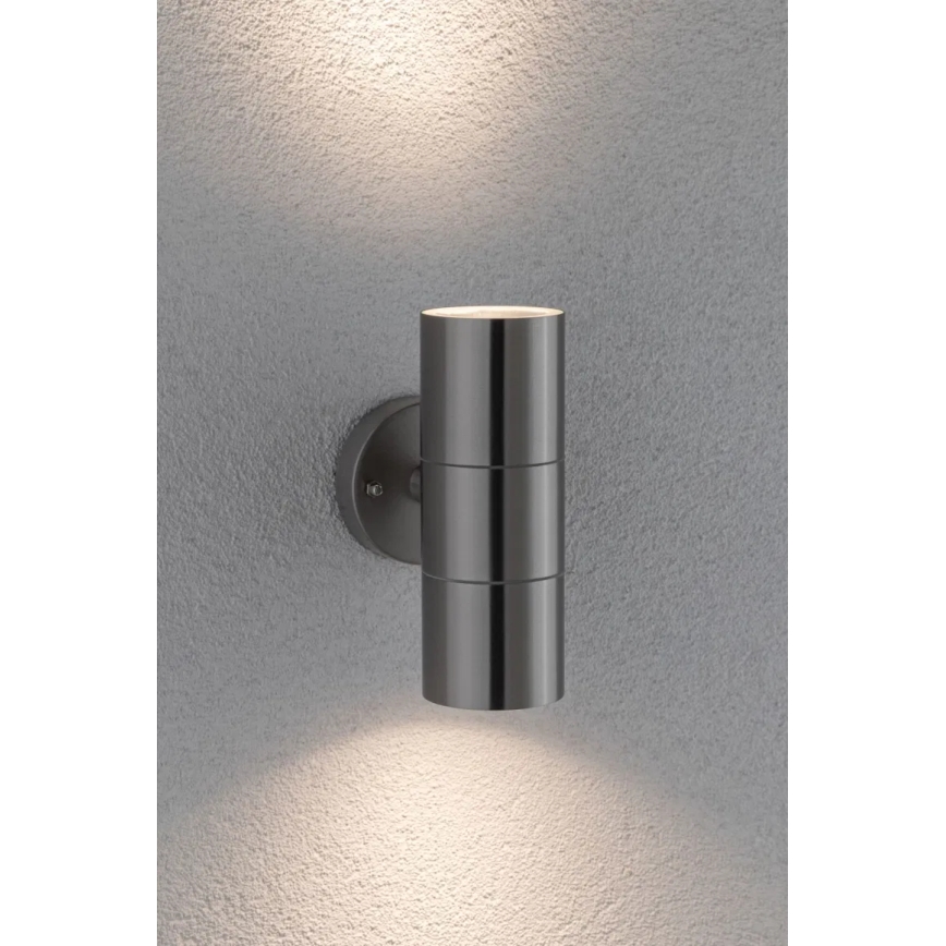 Paulmann 94331 - 2xGU10/10W IP44 Venkovní nástěnné svítidlo FLAME 230V