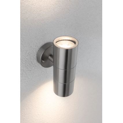 Paulmann 94331 - 2xGU10/10W IP44 Venkovní nástěnné svítidlo FLAME 230V