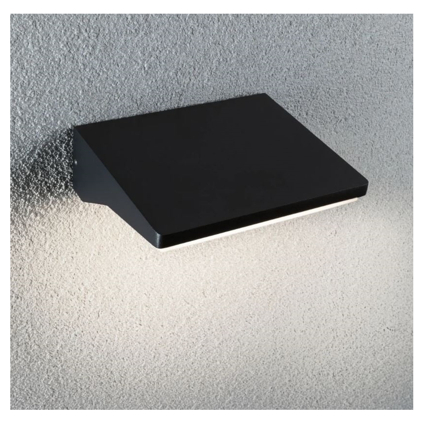 Paulmann 94333 - LED/7,4W IP44 Venkovní nástěnné svítidlo se senzorem HOUSE 230V
