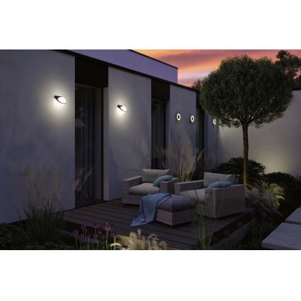 Paulmann 94401 - LED/10W IP44 Venkovní nástěnné svítidlo SPHERE 230V