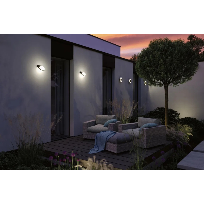Paulmann 94401 - LED/10W IP44 Venkovní nástěnné svítidlo SPHERE 230V