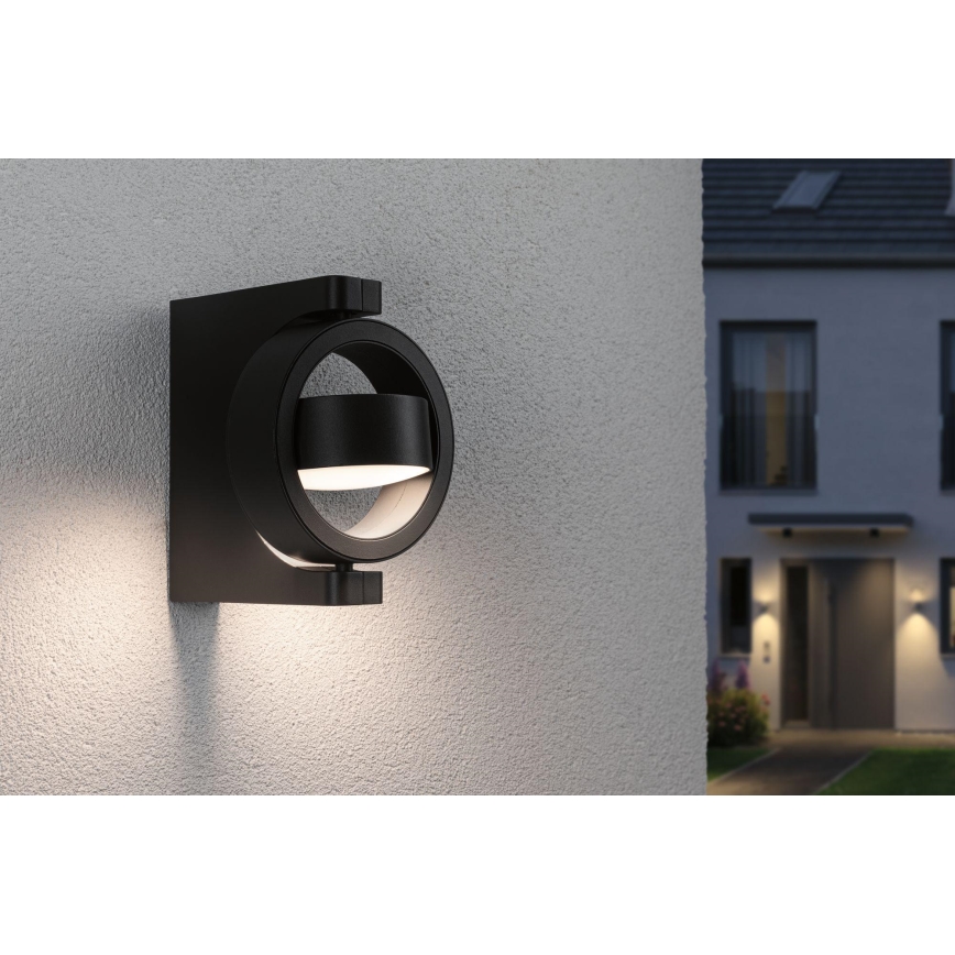 Paulmann 94406 - LED/8W IP44 Venkovní nástěnné svítidlo SWIVEA 230V