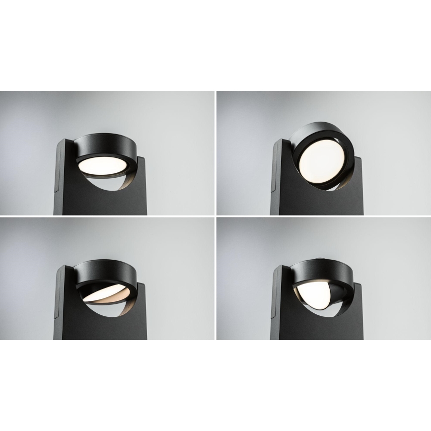 Paulmann 94406 - LED/8W IP44 Venkovní nástěnné svítidlo SWIVEA 230V