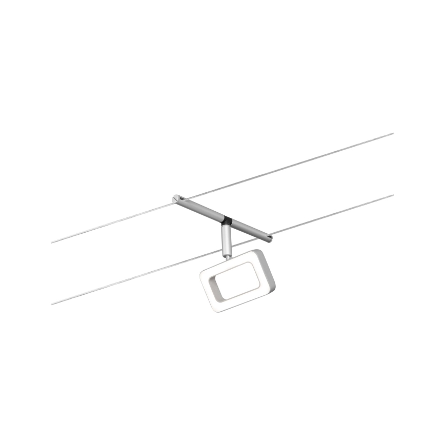 Paulmann 94481 - SADA 5xLED/4,8W Kompletní lankový systém FRAME 230V matný chrom