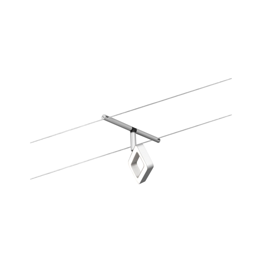 Paulmann 94481 - SADA 5xLED/4,8W Kompletní lankový systém FRAME 230V matný chrom