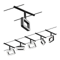 Paulmann 94485 - SADA 5xLED/4,8W Bodové svítidlo do lankového systému FRAME 230V černá