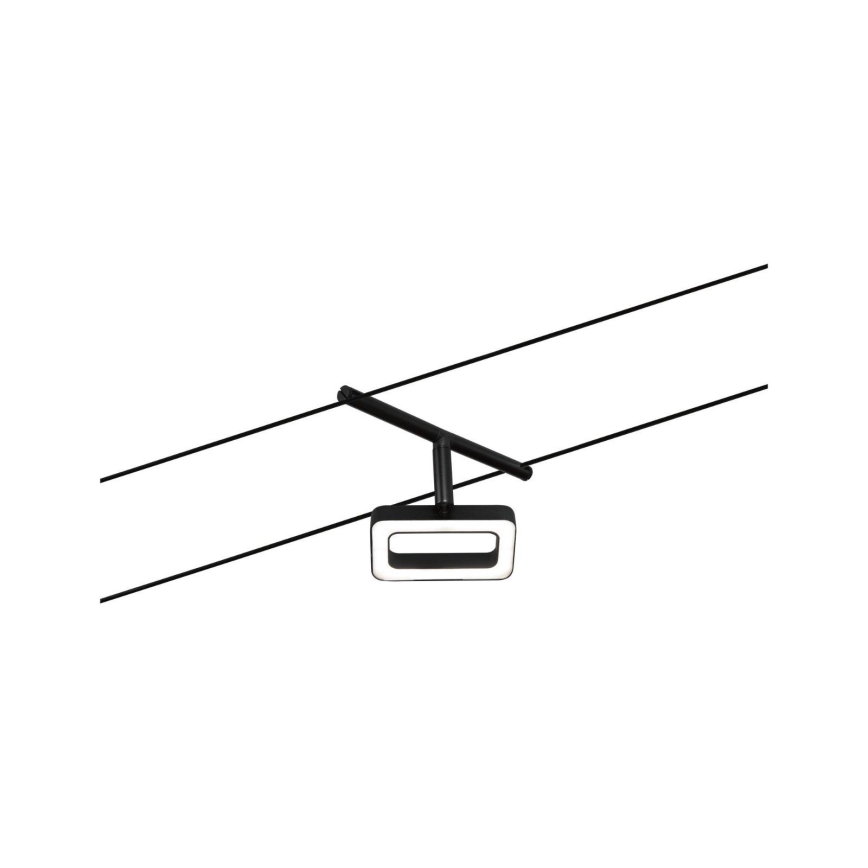 Paulmann 94485 - SADA 5xLED/4,8W Kompletní lankový systém FRAME 230V černá