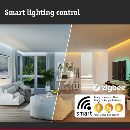 Paulmann 94513 - RGBW LED/8,2W IP44 Stmívatelné domovní číslo se senzorem pohybu a soumraku PADEA 230V antracit