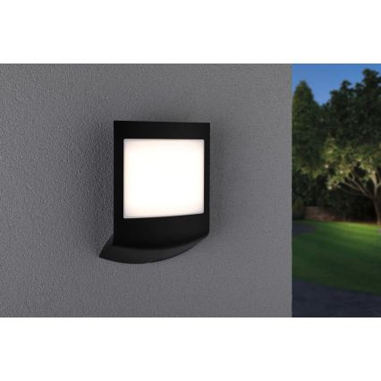 Paulmann 94513 - RGBW LED/8,2W IP44 Stmívatelné domovní číslo se senzorem pohybu a soumraku PADEA 230V antracit