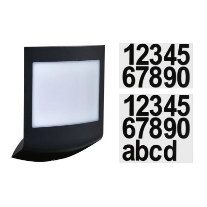 Paulmann 94513 - RGBW LED/8,2W IP44 Stmívatelné venkovní nástěnné svítidlo se senzorem pohybu a soumraku PADEA 230V antracit