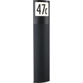 Paulmann 94514 - LED/8,5W IP44 Stmívatelné domovní číslo se senzorem pohybu a soumraku PADEA 230V antracit