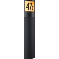 Paulmann 94515 - LED/8,5W IP44 Stmívatelné domovní číslo se senzorem pohybu a soumraku PADEA 230V antracit