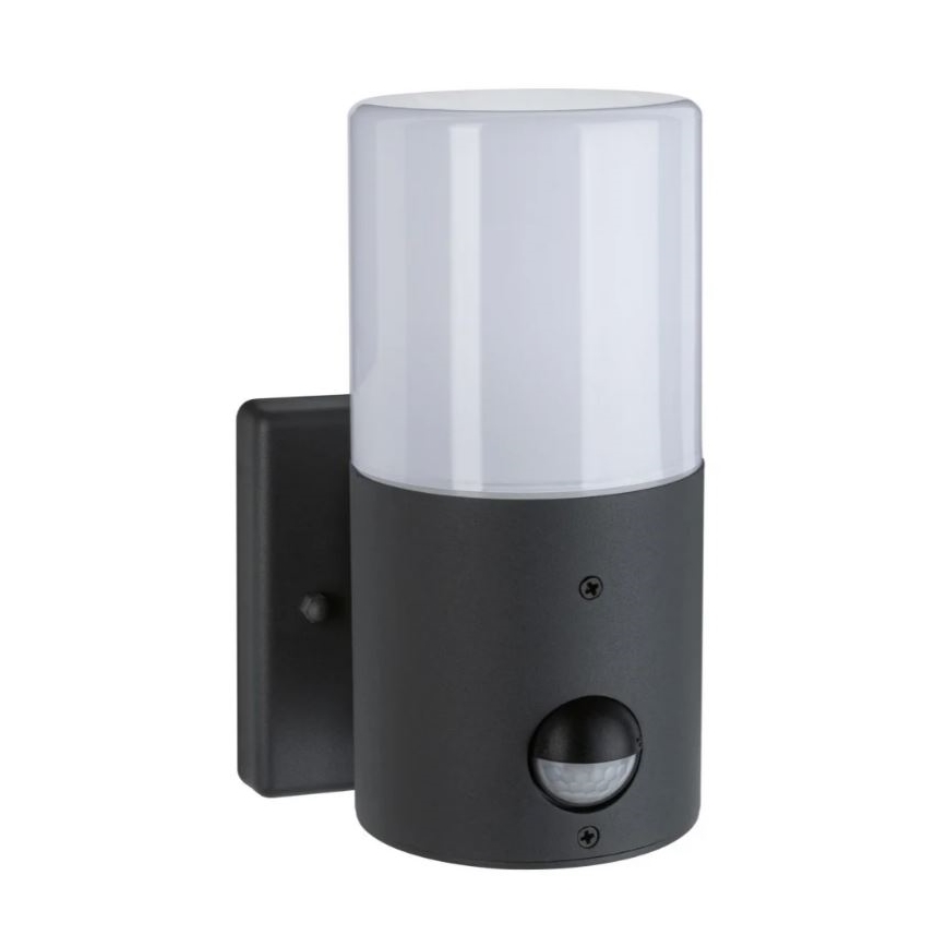 Paulmann 94648 - 1xE27/15W IP44 Venkovní nástěnné svítidlo se senzorem TUBS 230V