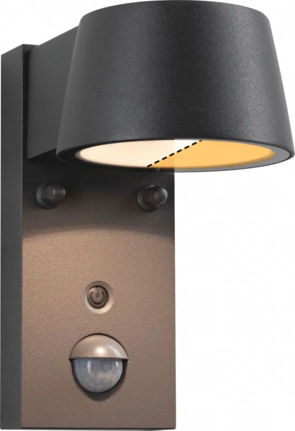 Paulmann 94714 - LED/6W IP44 Venkovní nástěnné svítidlo se senzorem CAPERA 230V 2200/3000K