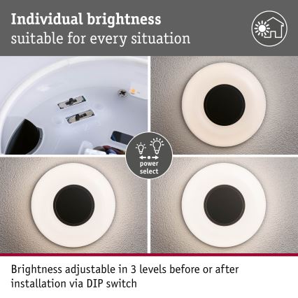 Paulmann 94955 - LED/20,5W IP65 Stmívatelné venkovní nástěnné svítidlo AUREVA 230V 2200/3000/4000K antracit