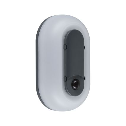 Paulmann 94958 - LED/18,5W IP65 Stmívatelné venkovní nástěnné svítidlo se senzorem pohybu a soumraku ELUNOR 230V 2200/3000/4000K antracit