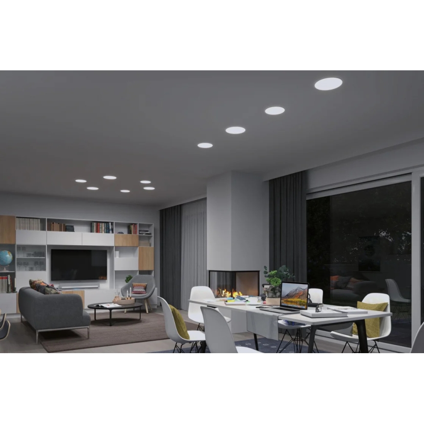 Paulmann 95386 - LED/15W IP44 Stmívatelné koupelnové podhledové svítidlo SMART VELUNA 230V