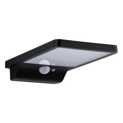 Paulmann 95393 - LED/4W IP44 Stmívatelné solární nástěnné svítidlo se senzorem SOLVEIG 3,7V 2000 mAh