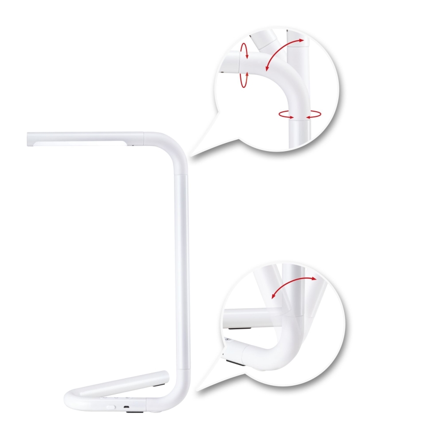 Paulmann 95423 - LED/4,5W Stmívatelná dotyková stolní lampa FLEXLINK 5V/USB 4400 mAh bílá