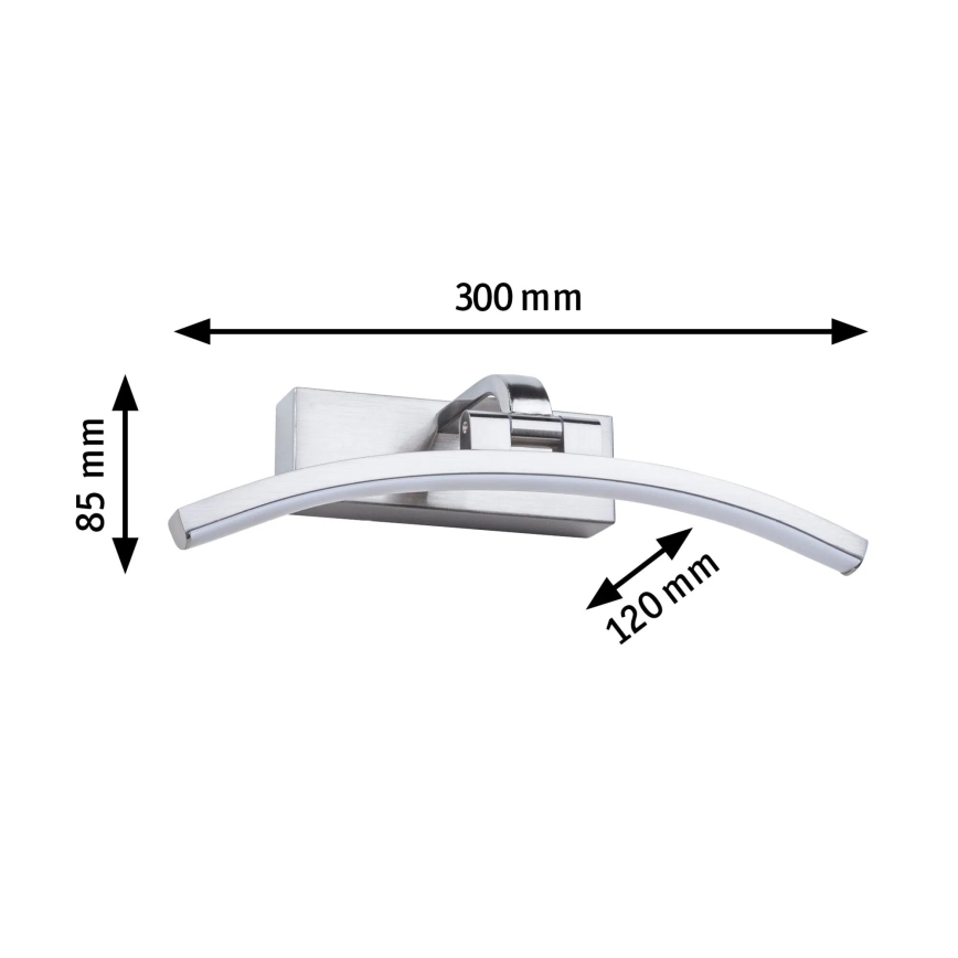 Paulmann 95556 - LED/6W Obrazové svítidlo BENTO 230V 30 cm matný chrom