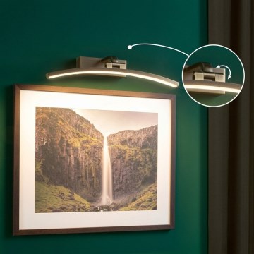 Paulmann 95560 - LED/8,5W Obrazové svítidlo BENTO 230V 40 cm mosaz