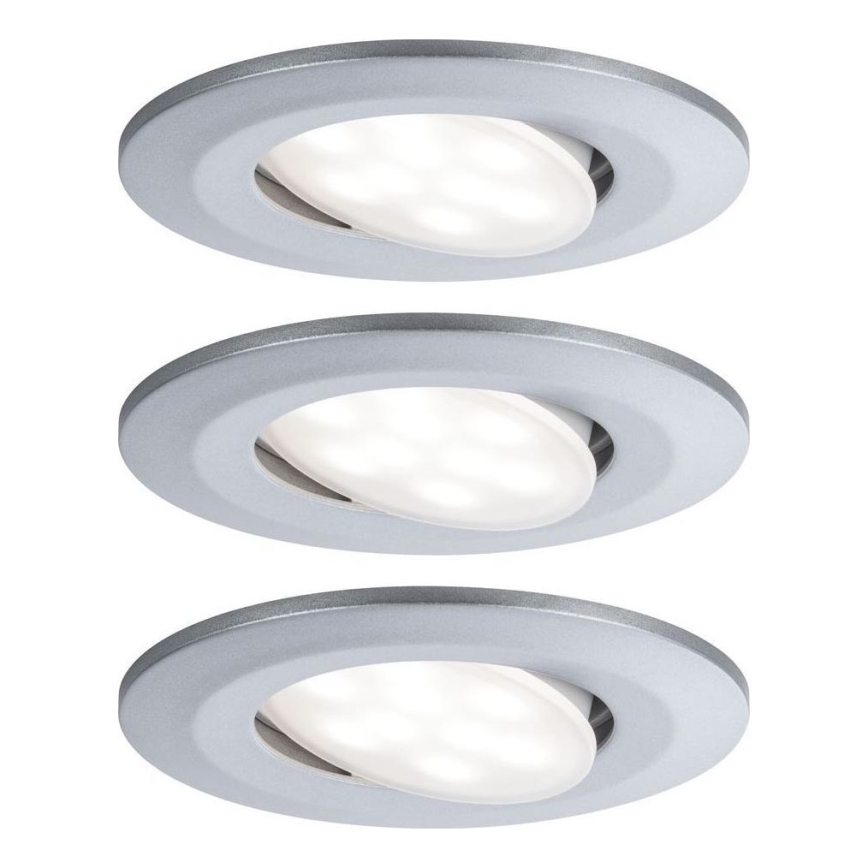 Paulmann 99933 - SADA 3x LED/5,2W IP65 Stmívatelné koupelnové podhledové svítidlo 230V