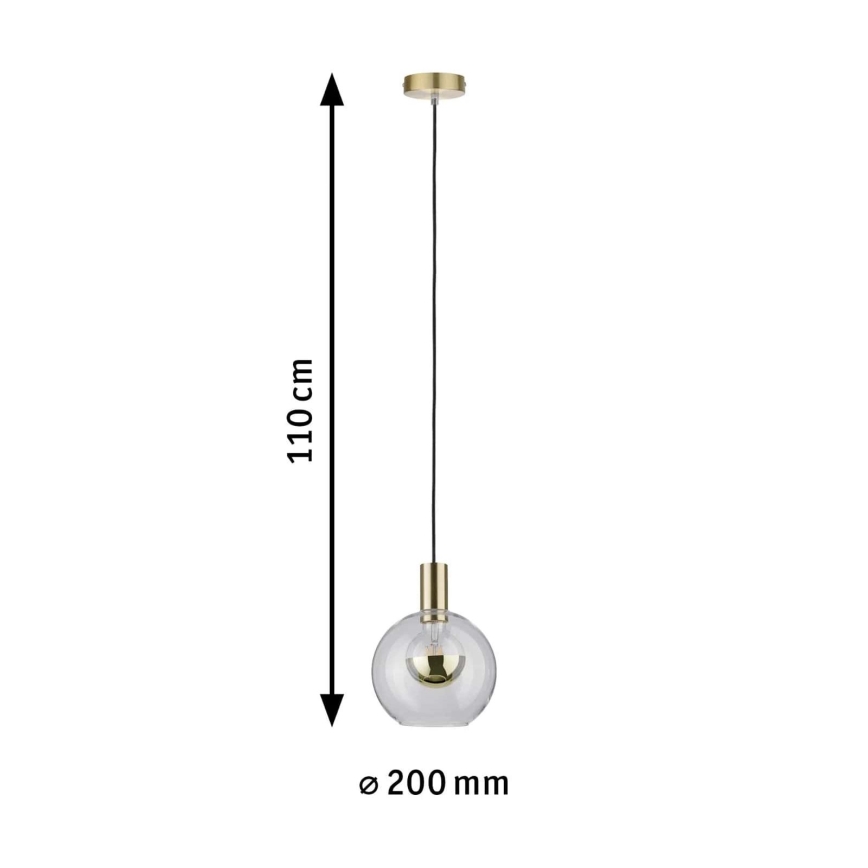 Paulmann -  Lustr na lanku ESBEN 1xE27/20W/230V