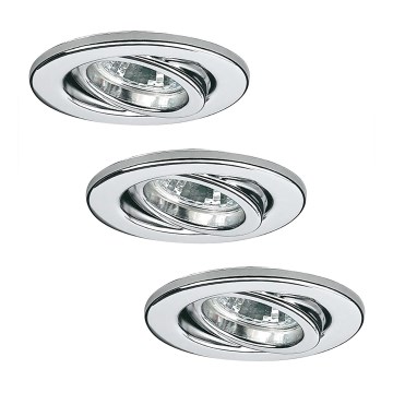 Paulmann - Nice Price 3041 - SADA 3x Podhledové svítidlo BASIC 3xGU5,3/20W/230V/12V Paulmann - Nice Price 3041 - SADA 3x Podhledové svítidlo BASIC 3xGU5,3/20W/230V/12V