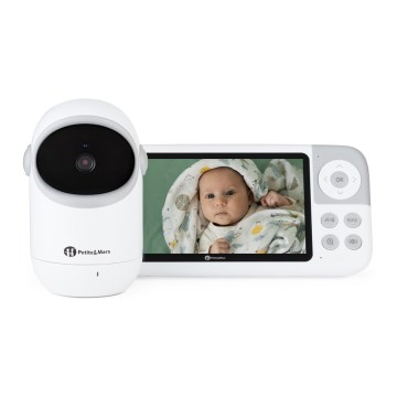 PETITE&MARS - Dětská chůvička s monitorem EVE 5.0 3,8V 3050 mAh