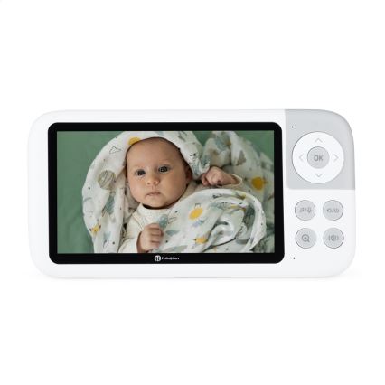 PETITE&MARS - Dětská chůvička s monitorem EVE 5.0 3,8V 3050 mAh