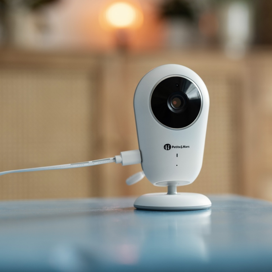 PETITE&MARS - Dětská chůvička s monitorem NANO 4.0 3,7V 1760 mAh