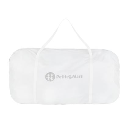 PETITE&MARS - Dětská postýlka 2v1 GLORY šedá