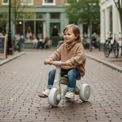 PETITE&MARS - Dětská tříkolka 3v1 BINGO Ivory White