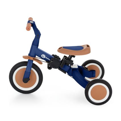 PETITE&MARS - Dětská tříkolka 5v1 TURBO Enigmatic Blue