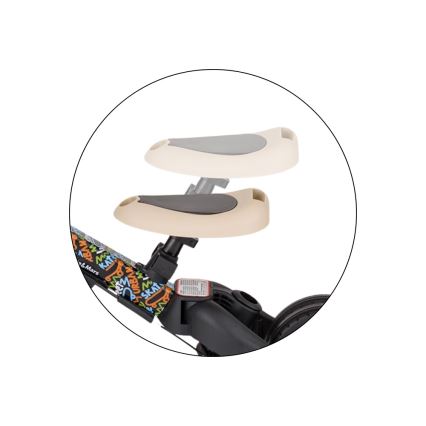 PETITE&MARS - Dětská tříkolka 5v1 TURBO LIMITED City Beat