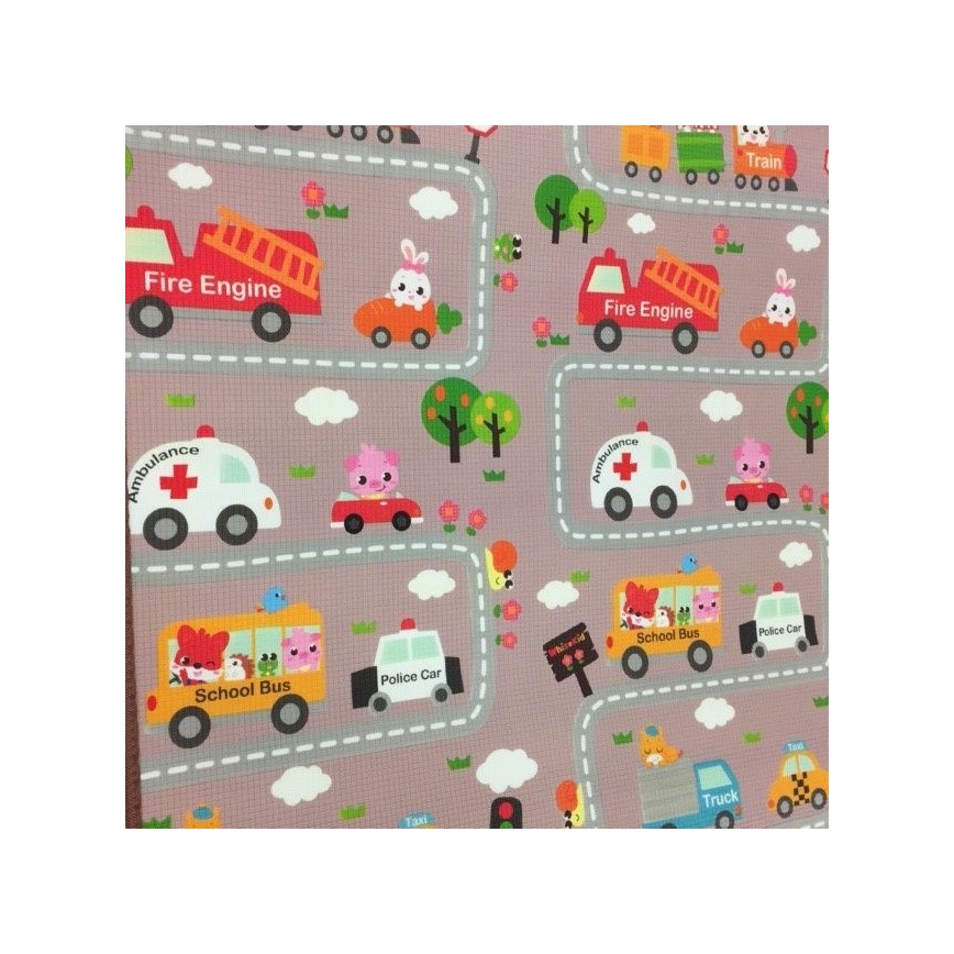 PETITE&MARS - Podložka na hraní JOY CITY 150x180 cm