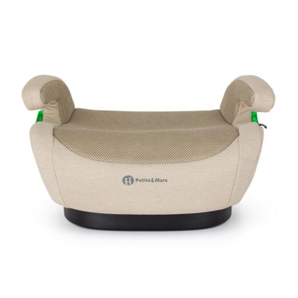 PETITE&MARS - Podsedák do auta OPTIMUS PRO i-Size Air 125-150 cm (22-36 kg) béžová
